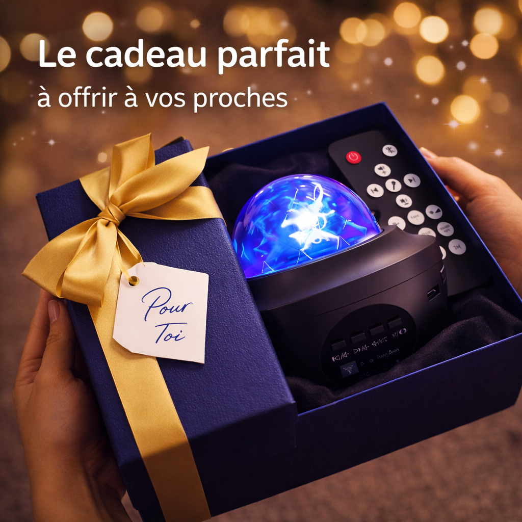 Projecteur Galaxy RGB – Ambiance Ciel Étoilé avec Bluetooth