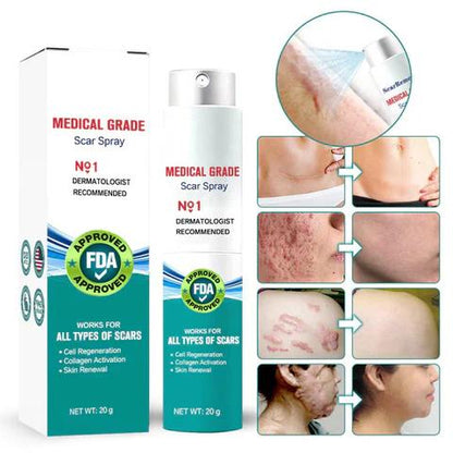 Spray Médical pour Cicatrices , adaptée aux hommes et aux femmes